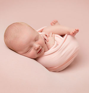 Newborn Photography Glasgow Baby Wrapped